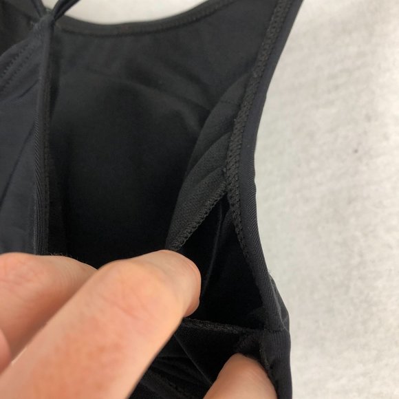 Mountain Warehouse Women's Size 6 Black Sporty Quick-Dry Bikini Top Swim - Picture 4 of 6